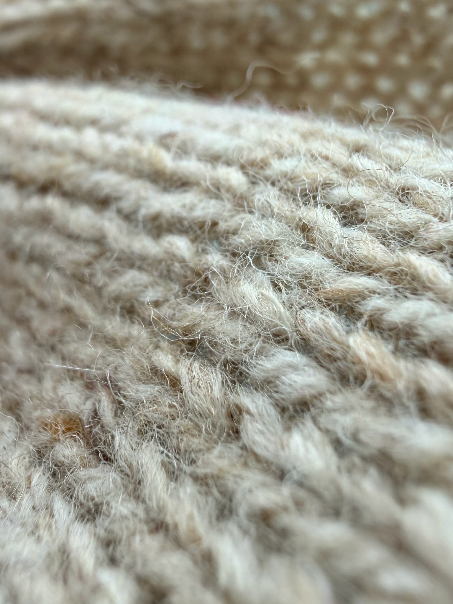 New Mill Tweed Birt 2/12 – Tweedgarn auf Konus Beige foto 4
